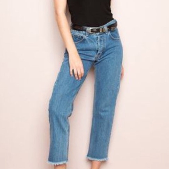 Brandy Melville Denim - Brandy Melville Danny High Rise Wide Leg Jeans